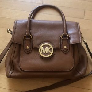 Micheal Kors brown satchel